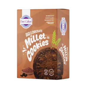 Ragi & Chocolate Cookies